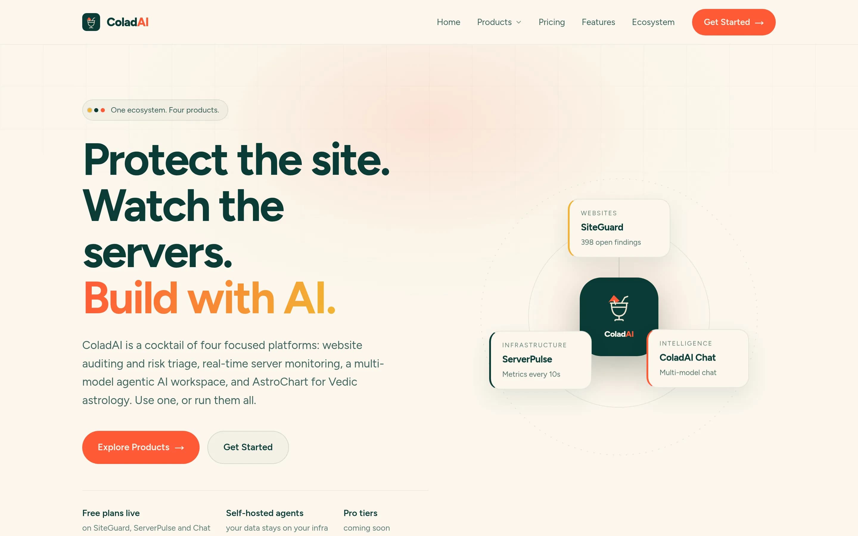 ColadAI website screenshot